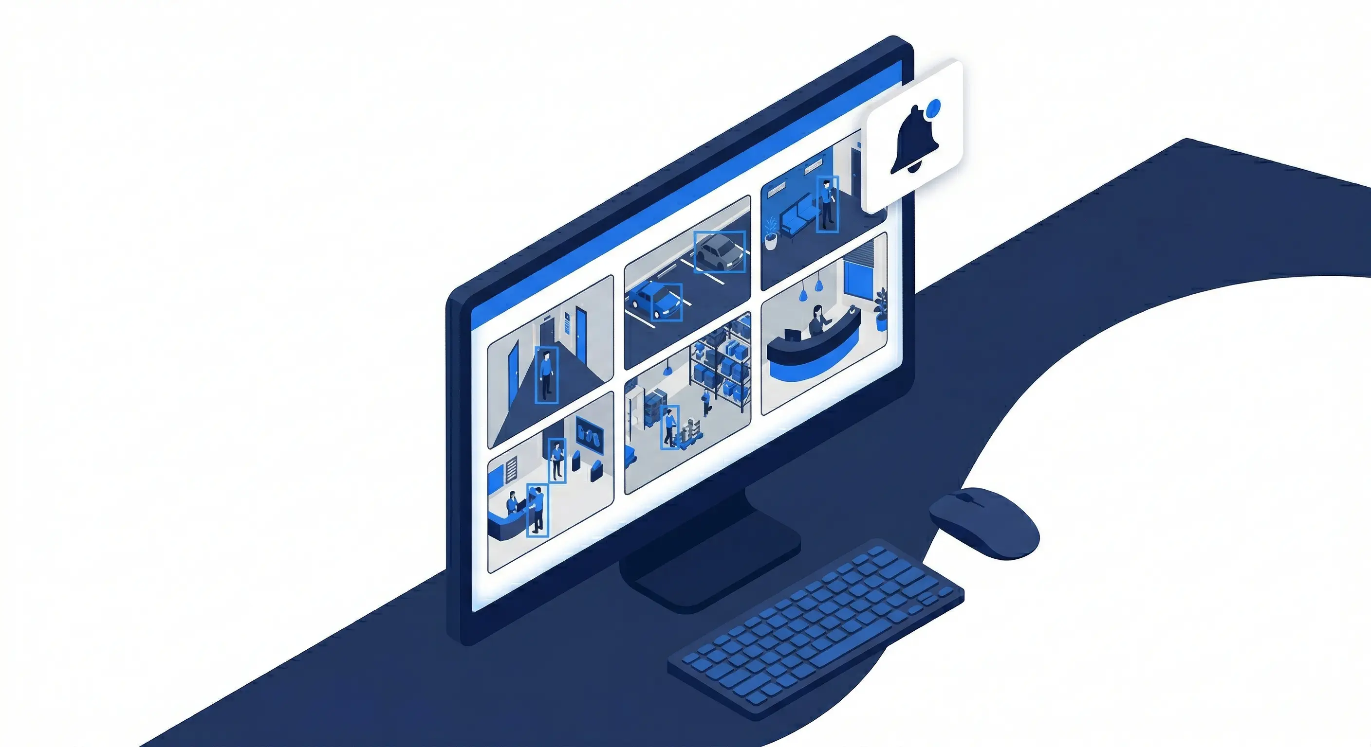Tentosoft VMS live monitoring dashboard